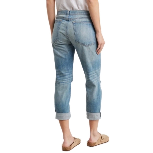 Rag & Bone /JEAN Buckley Boyfriend Jeans – Distressed 100% Cotton Denim, Size 28 - Picture 10 of 16